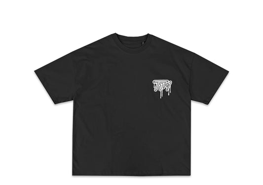 T1M SPILL TEE (BLACK)