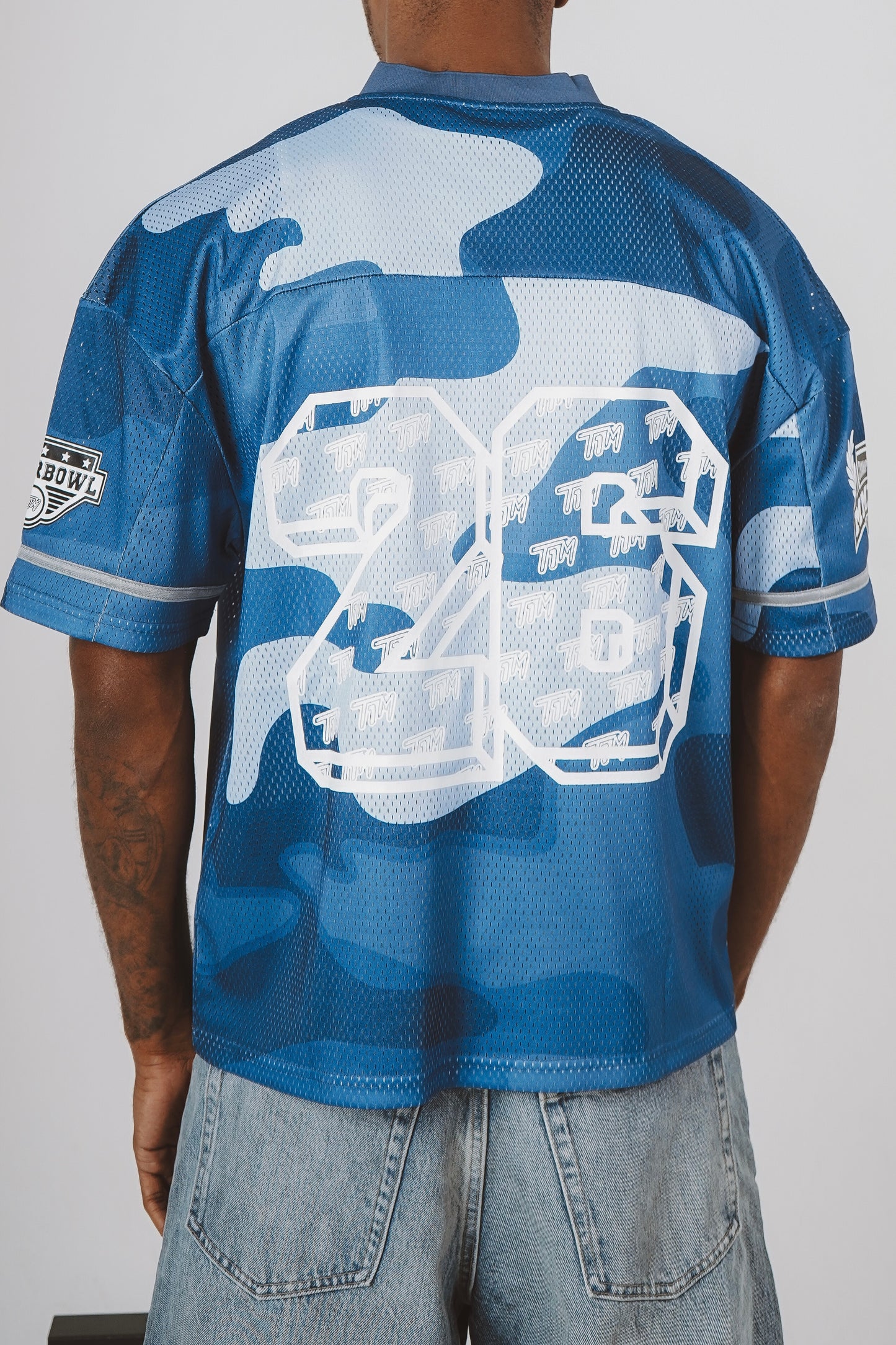 T1M SUPERBOWL JERSEY (CAMO BLUE)