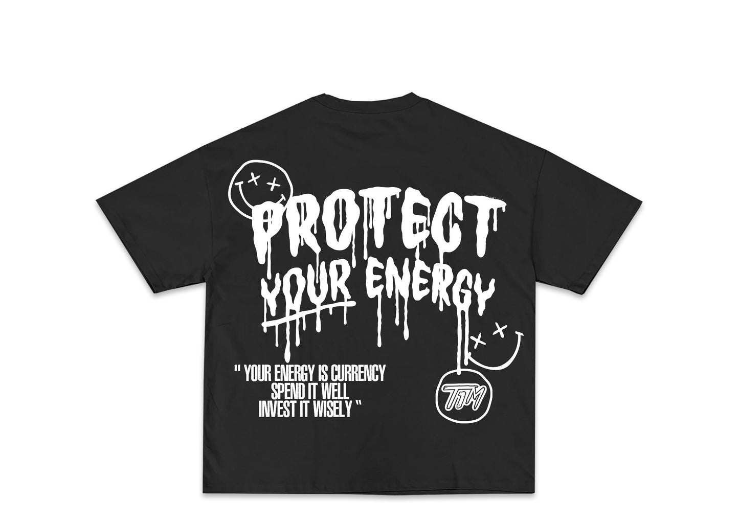 T1M SPILL TEE (BLACK)