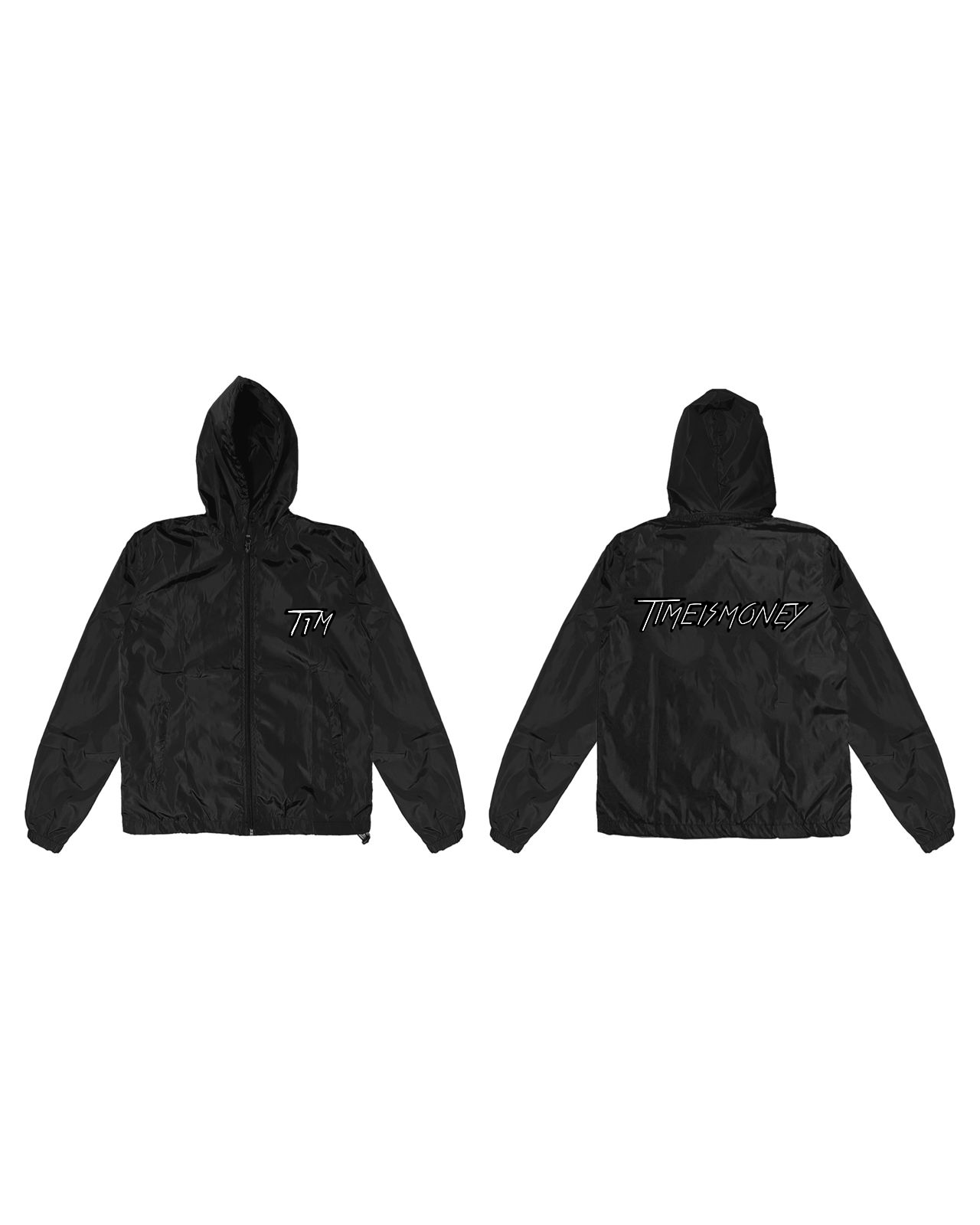 T1M BLACK WINDBREAKER