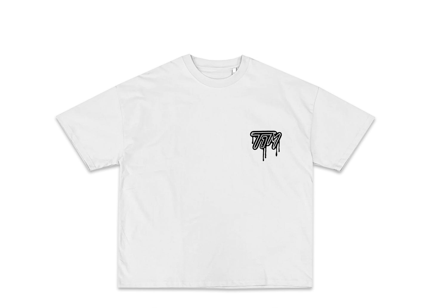 T1M SPILL TEE (WHITE)