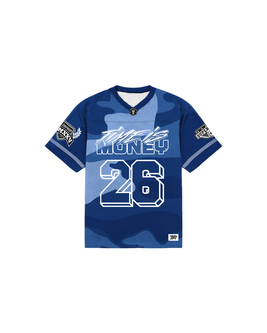 T1M SUPERBOWL JERSEY (CAMO BLUE)