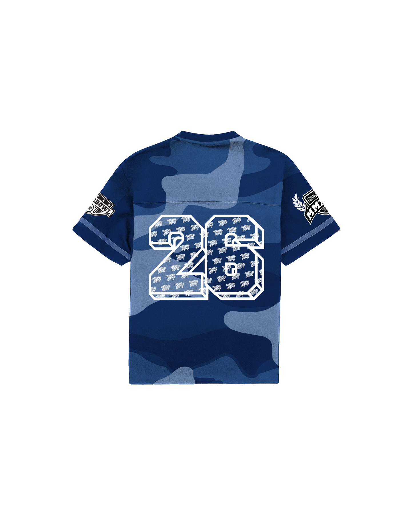 T1M SUPERBOWL JERSEY (CAMO BLUE)