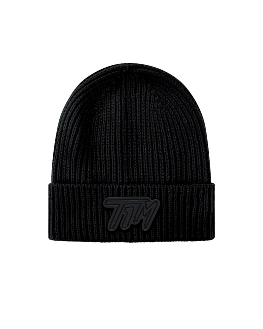 T1M BLACK BEANIE